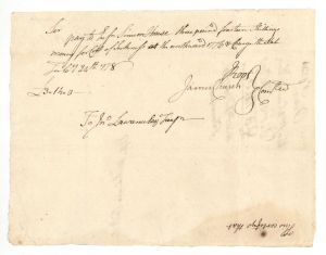 1776 dated Pay Order Signed by Jesse Root - Autograph - American Revolutionary War