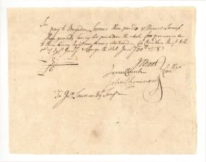 1778 dated Pay Order Signed by Jesse Root - Autograph - American Revolutionary War