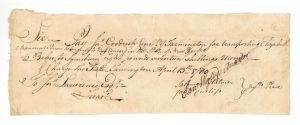 1780 dated Transportation Document Signed by Sam Wyllys - Autograph - American Revolutionary War