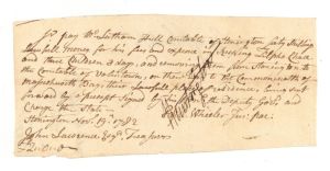 1782 dated Pay Order signed by General Jedediah Huntington - American Revolutionary War Autograph