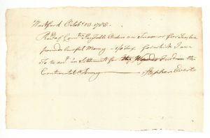 1788 dated Receipt - American Revolutionary War Document