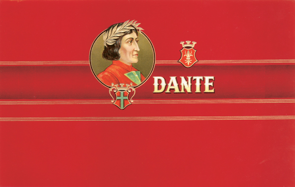 Cigar Box Label Dante - <b>Not Actual Cigars</b>