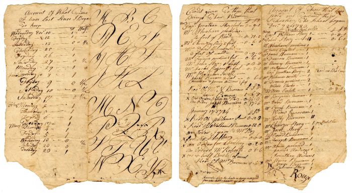 Account of Payment - 1783-84 dated Document