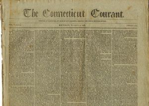 The Connecticut Courant - 1798 Dated Newspaper - Americana