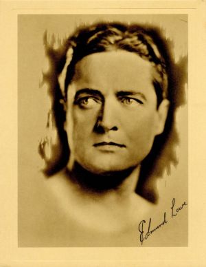 Printed Signed Portrait of Edmund Lowe