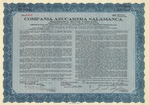 Consolidated Railroads of Cuba - 1959 10,005 Pesos Bond