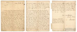  1697 Handwritten Letter -  Foreign Document