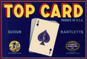 Top Card - Fruit Crate Label