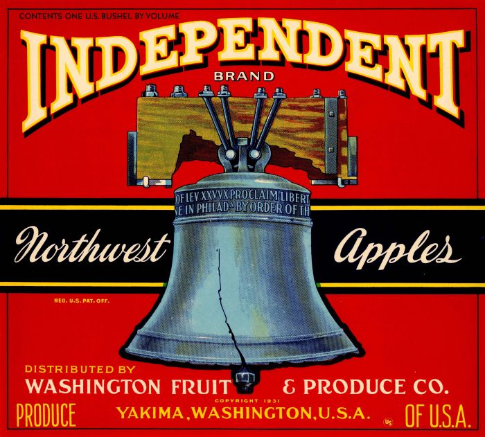 Independent - Fruit Crate Label