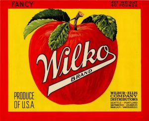 Wilko - Fruit Crate Label