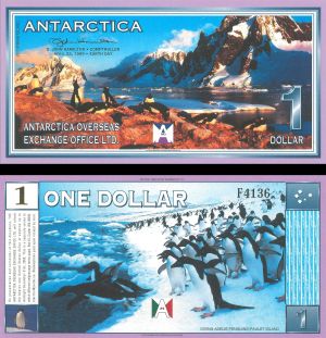 Antarctica - 1 Dollar - 1999 dated Foreign Paper Money