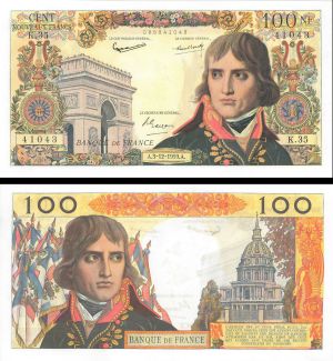 France - 100 Nouveaux Francs - P-144 - dated 7.4.1960 - Foreign Paper Money
