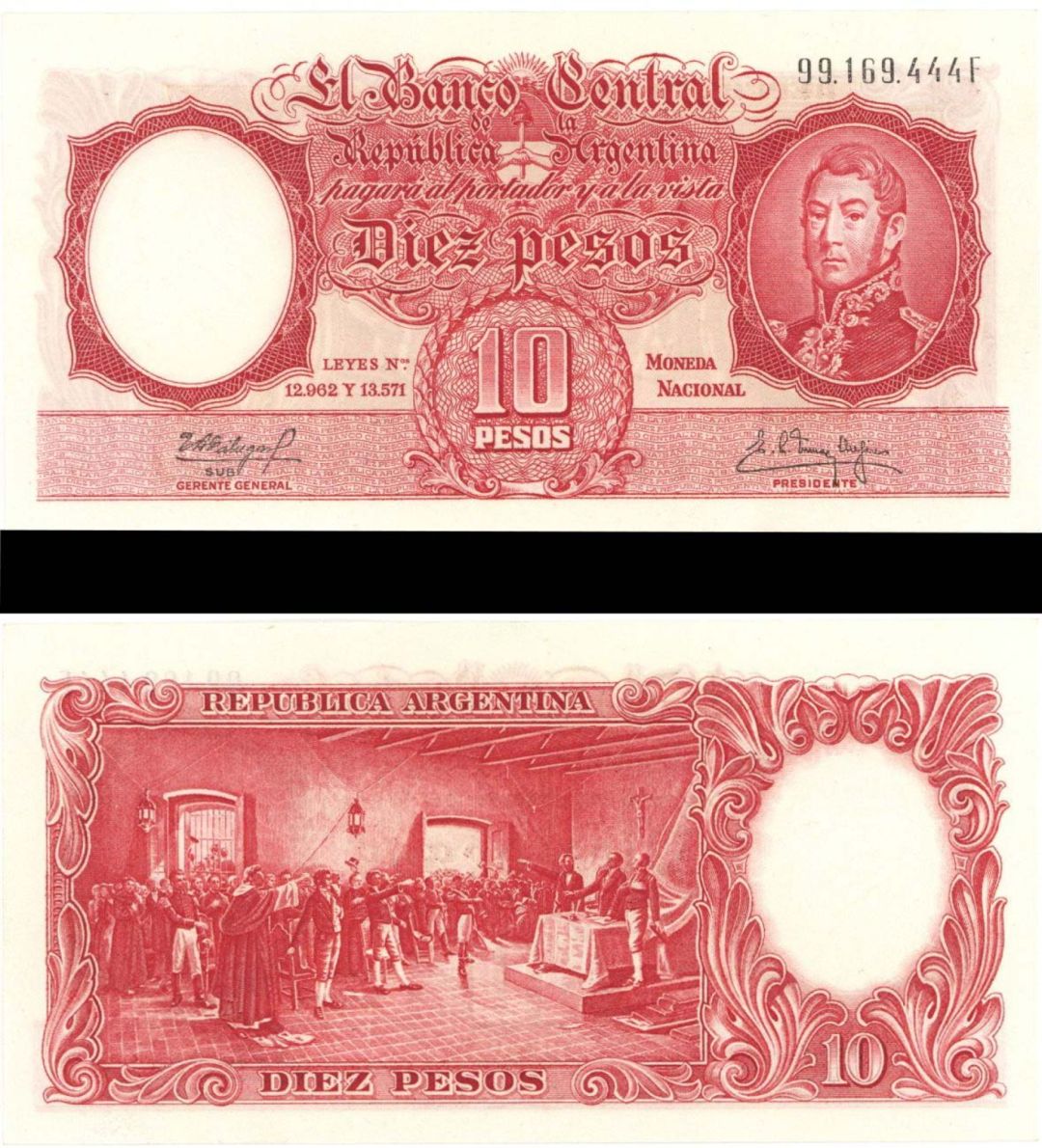 Argentina - 10 Pesos - P-270a - Foreign Paper Money