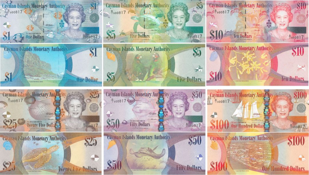 Cayman Islands - Set of 6 Notes - Foreign Paper Money