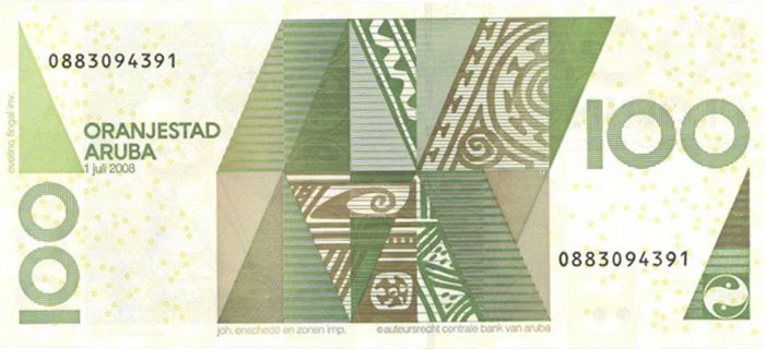 Aruba P-19b - 100 Florin - Foreign Paper Money