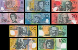 Australia - Set of 5,10,20,50,100 Dollars - P-S7T061 - 2008 dated Foreign Paper Money