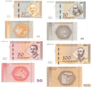 Bosnia Herzegovina - 10,20,50,100 Konvertibilnih - P-Bosnian - 2012 dated Foreign Paper Money