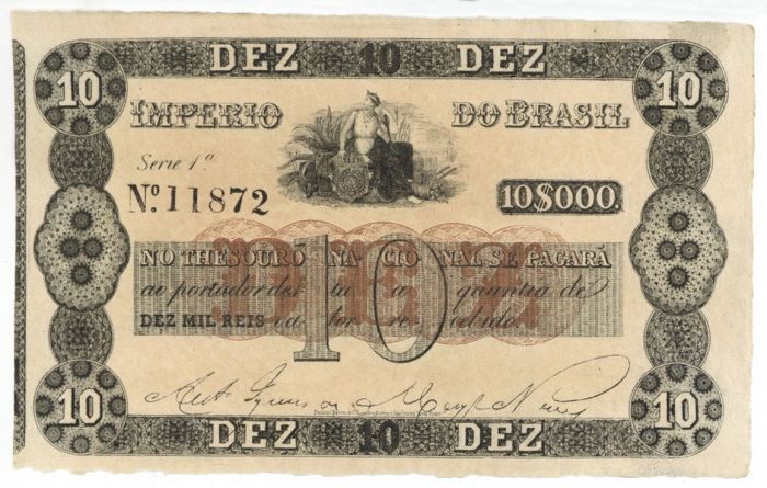 Brazil - 10 Mil Brazilian Reis - P-A231x - Foreign Paper Money