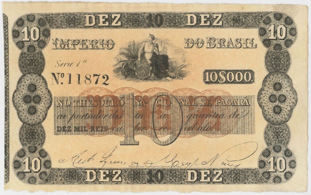 Brazil - 10 Mil Brazilian Reis - P-A231x - Foreign Paper Money