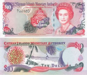Cayman Islands - 10 Dollars - P-28 - 2001 Dated Foreign Paper Money
