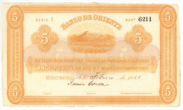 Colombia - P-S698 - Peso - Foreign Paper Money