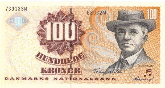 Denmark - 100 Kroner - P-61c - 2004 dated Foreign Paper Money