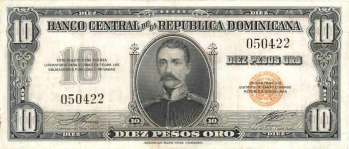 Dominican Republic - 10 Pesos Oro - P-62 - Foreign Paper Money