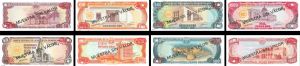Dominican Republic - Set of 4 (50-1000) - P-135s1 to P-138s1 - 1991 dated Foreign Paper Money