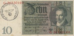 Germany - 10 Reichsmark - P-180a - 1929 dated Foreign Paper Money