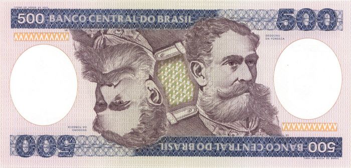 Brazil - 500 Brazilian Cruzeiros - P-200a - 1981 dated Foreign Paper Money