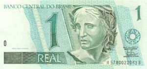 Brazil - 1 Brazilian Real - P-243Ab - 1997 dated Foreign Paper Money