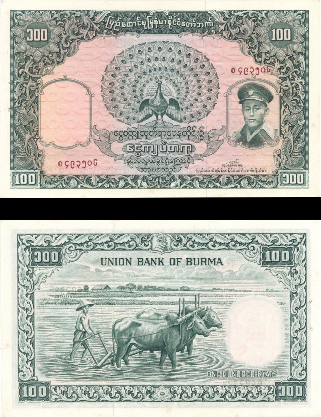 Burma - 100 Burman Kyats - P-51a - Foreign Paper Money