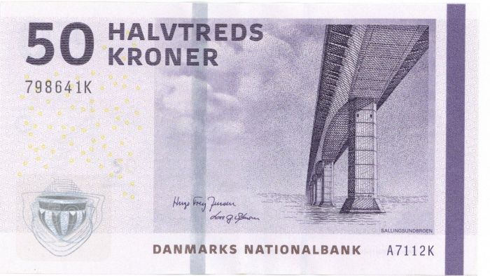 Denmark - 50 Kroner - P-65d - 2011 dated Foreign Paper Money