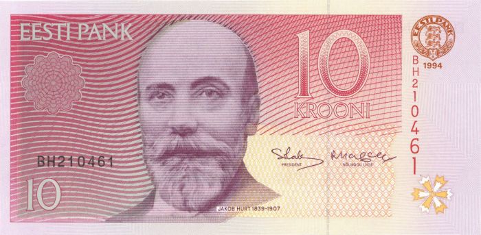 Estonia - 10 Krooni - P-77a - 1994 dated Foreign Paper Money