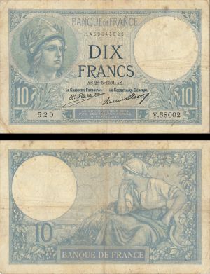 France - 10 Francs - P-73d - dated 28.5.1931/28.7.1926 - Foreign Paper Money