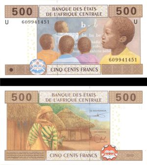 Central African States - 500 Francs - P-206Ug - Foreign Paper Money