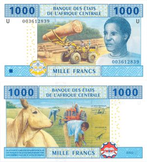 Central African States - P-207Ua - 1000 Francs - Foreign Paper Money