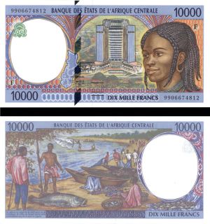 Central African States - Pick# 305Fe - 10,000 Francs - Foreign Paper Money