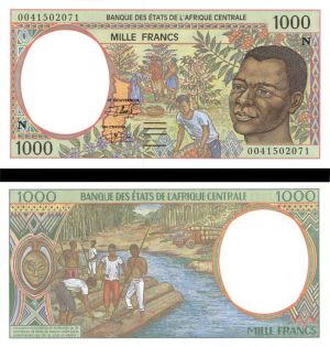 Central African States - 1000 Francs- P-502Ng - 2000 dated Foreign Paper Money