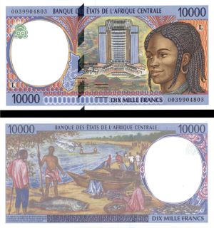 Central African States - P-505Lf - 10,000 Francs - Foreign Paper Money