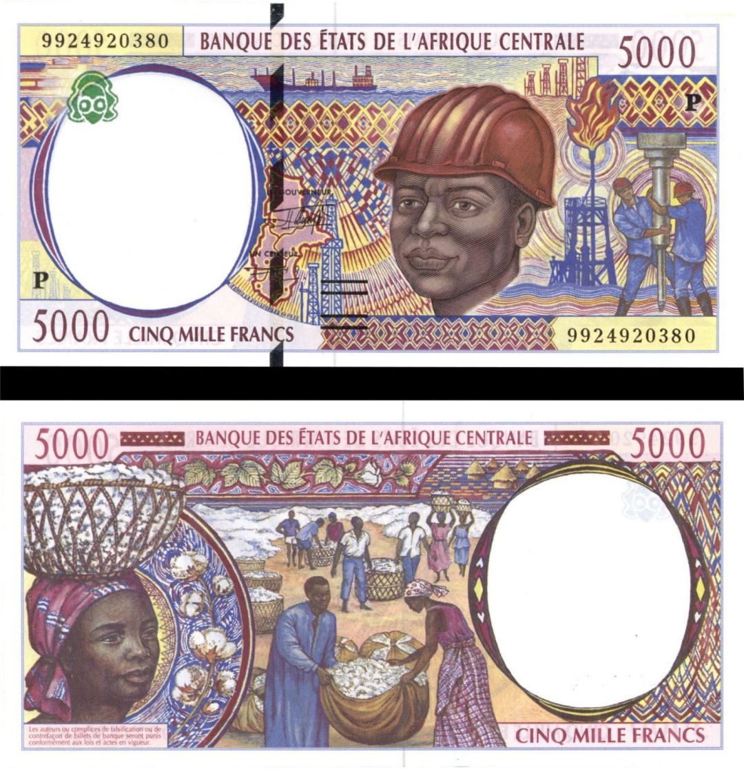 Central African States - P-604Pe - 5000 Francs - Foreign Paper Money