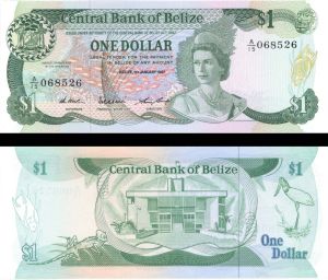 Belize - 1 Dollar - P-46c - 1987 dated - Foreign Paper Money