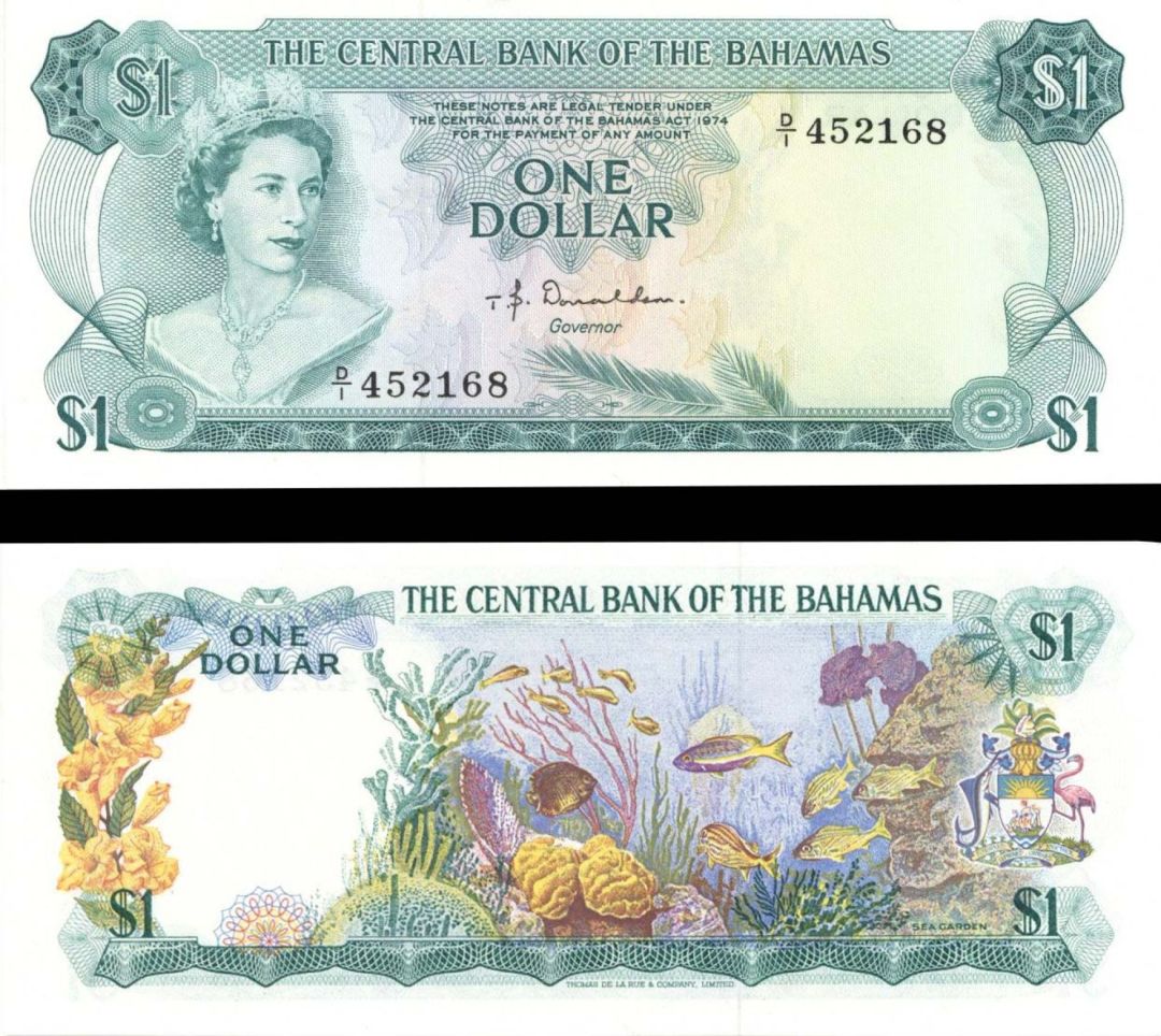 Bermuda - 1 Dollar - P-35a - 1974 dated - Foreign Paper Money