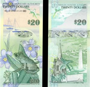 Bermuda - 20 Bermudian Dollars - P-60a - 2009 dated Foreign Paper Money