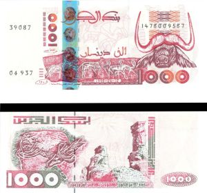 Algeria - 1,000 Dinars - P-142b - 6.10.1998 dated Foreign Paper Money