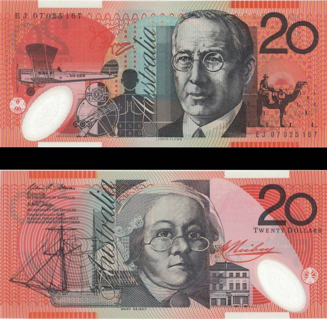 Australia - 20 Dollars - P-59e - (20)07 dated Foreign Paper Money