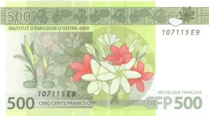 French Pacific - 500 Francs - P-New - 2014 dated Foreign Paper Money