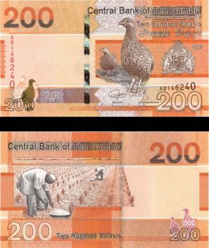 Gambia - 200 Dalasis - P-36 - (2015) dated Foreign Paper Money