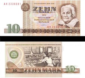 Germany- Democratic Republic - 10 Marks - P-28b - 1964 dated Foreign Paper Money