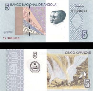 Angola - 5 Kwanzas - P-NEW - 2012(2017) dated Foreign Paper Money